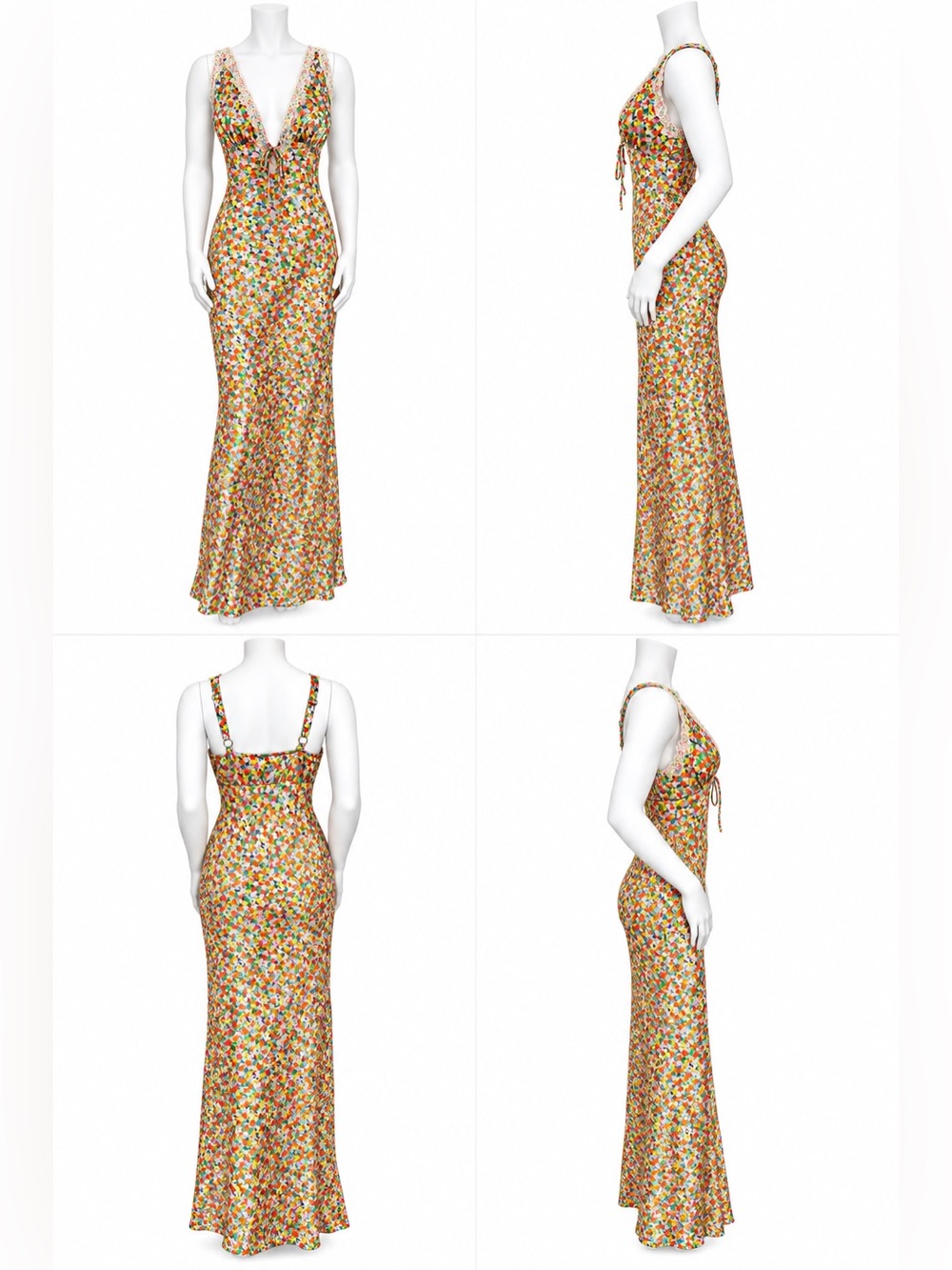Wild Fable - Floral V-Neck Maxi Dress - Size Medium
